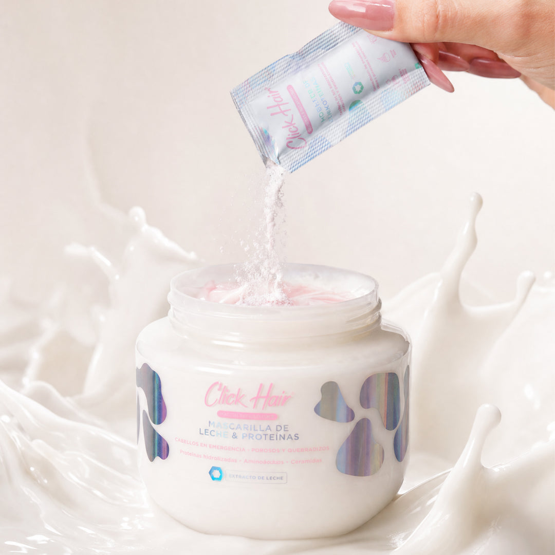 Kit Capilar Rescate Total Leche y Proteínas Click Hair